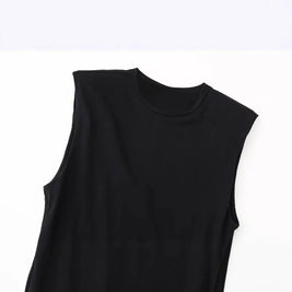 2025 Woman Dresses Belt Pleated Midi Dress Women Sleeveless Summer Dress Woman Knitted Party Dresses for Women