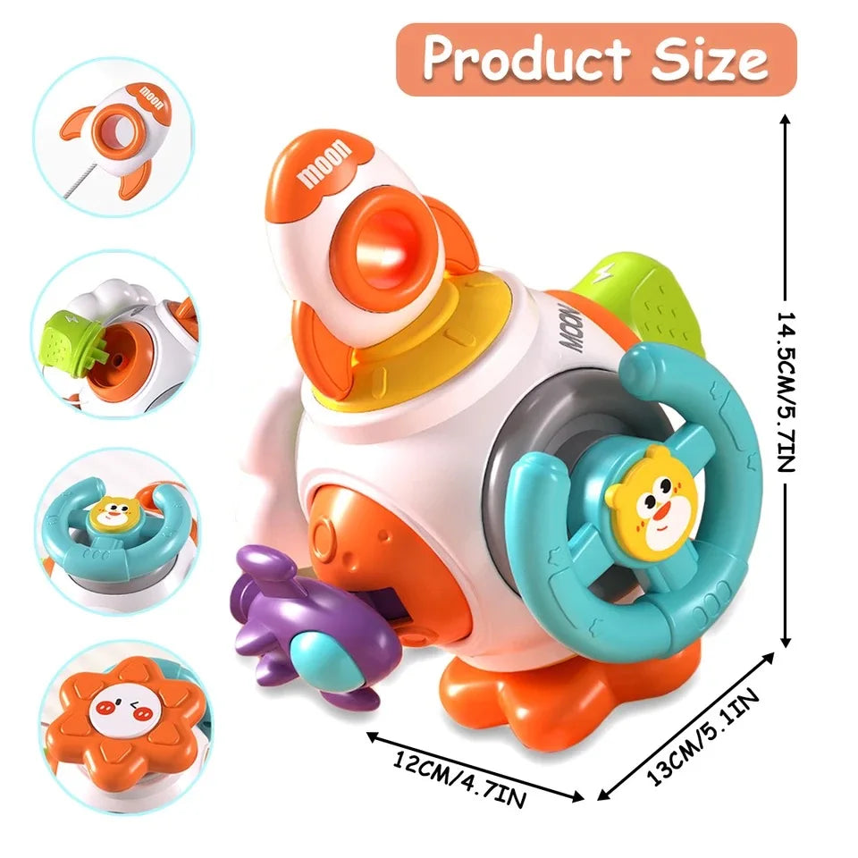 Educational Learning Montessori Toy Busy Cube Hand-on Ability Training Lock Box Fine Motor Skill Development Cube Toy for Kids