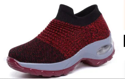 Women Orthopedic height increase Sneakers Woman White Black Red Platform Walking Shoes Female Outdoor Casual Footwear Trainers