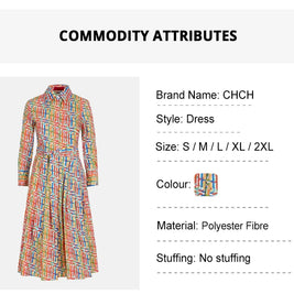 New Women's Dress Popular High Grade Elegant Luxury Female Long Sleeved Dress Classic Fashion Vintage Ladies Versatile Dresses