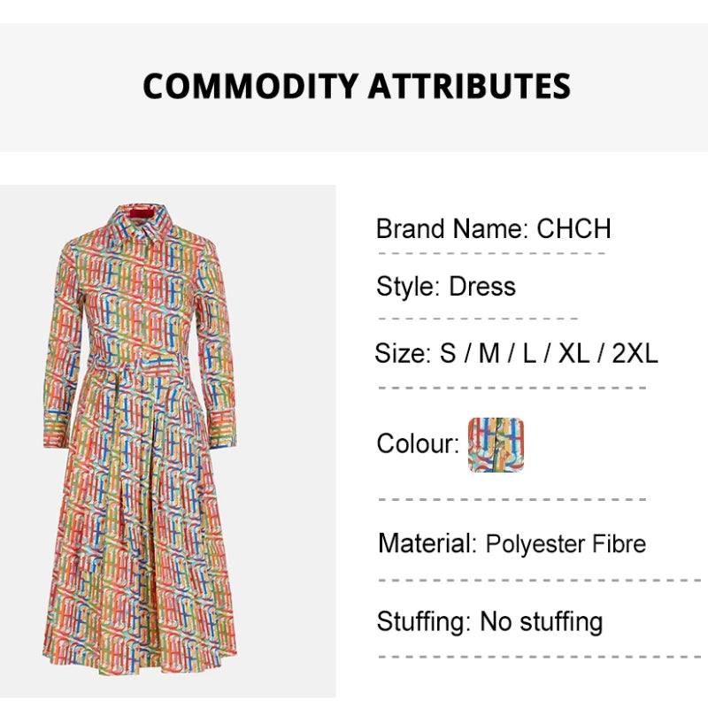 New Women's Dress Popular High Grade Elegant Luxury Female Long Sleeved Dress Classic Fashion Vintage Ladies Versatile Dresses