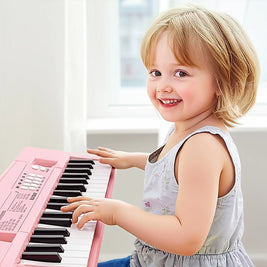 37 Keys Kids Electronic Piano with Microphone Educational Toys Musical Instrument for Kids Toddlers Boys Girls Birthday Gift