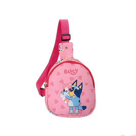 Bluey And Bingo Anime Figure Printing Cartoon Mnin Backpack Children A Shoulder Bag Messenger Bag Birthday Gift