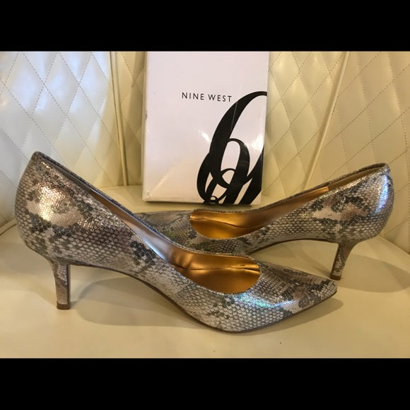 NEW Nine West Snake Print Shoes
