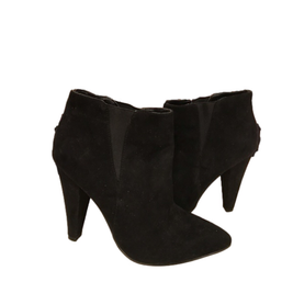 Material Girl Black Ankle Boots