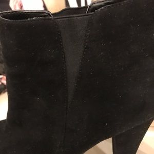 Material Girl Black Ankle Boots