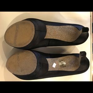 NEW Nine West Black Satin Shoes