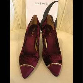 NEW Nine West Velvet Shoes