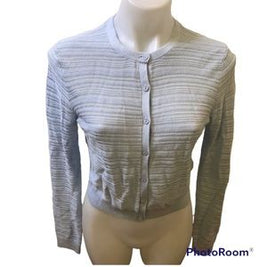 Brooks Brothers Pale Blue Lightweight Button Up Cardigan size Medium