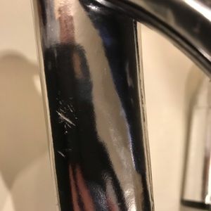 Kendal & Kylie silver Thick Platform Heel shoes size 6.5