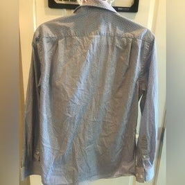 Mens Tommy Hilfiger Slim Fit Long Sleeve Collar Button Down Shirt size Medium